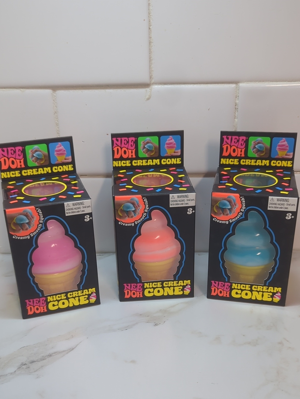 SET OF 3 NEEDOH NICE CREAM CONES